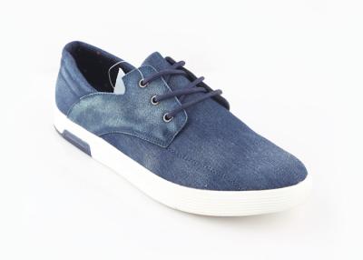 Cina Allacci la tomaia di camminata del denim delle calzature delle scarpe da tennis dei blu navy delle scarpe della piattaforma della tela in vendita