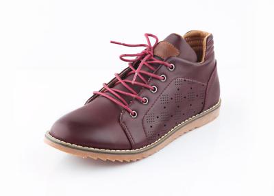 Chine Chaussures supérieures occasionnelles des hommes de côté de trou d'unité centrale Breatheble les mi, chaussures de sport de Brown des hommes à vendre