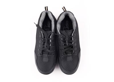 China Lace Up Steel Toe Cap Shoes With Rubber Outsole / Breathable Mesh Cloth Upper for sale