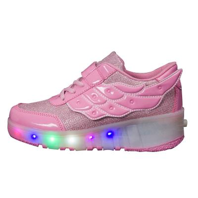 China KID LED Roller Sneakers LED Skate Shoes Children LED light luminous shoes for sale