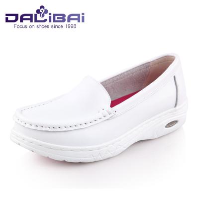 China Genuine Leather Nurse Work Shoes With Air Cushion , ladies nursing shoes for Hospital for sale