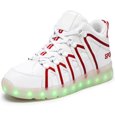 China high quality led shoes winter kid shoes usb charging new children led shoes for sale