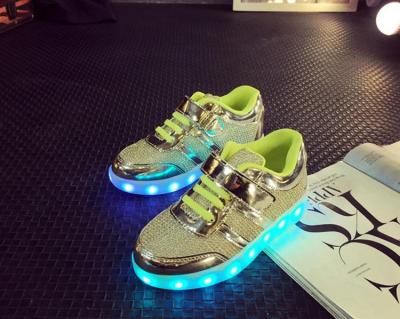 China boys girls led shoes light up new led shoes children for kids Christmas gift for sale