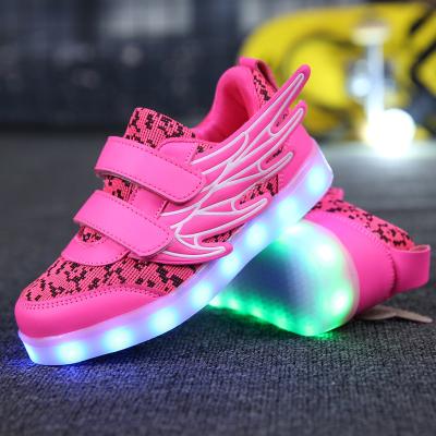 China Fashion design Light Up LED Dance Shoes kids Children Shoes 2017 Winter for sale