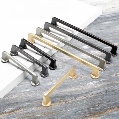 China Modern Contemporary/Modern/Minimalist Style Drawer Knobs T Bar Handle Bedroom Pulls Kitchen Door Handles Dresser Bedroom Drawer Furniture Luxury Copper Handle for sale