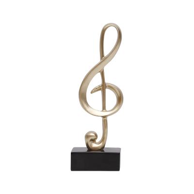 China Modern Minimalist Musical Notes Ornaments Trophy Music Decoration Piano Room Craft Decoration Home Gifts for sale