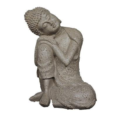 China Southeast Asian Decor Europe Style Sleeping Buddha Statue Home Decor Thai Imitation Bronze Resin Buddha Opens Other Home Decor for sale