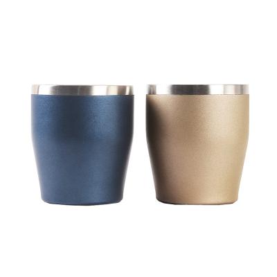 China Sustainable 10oz/300ml Japanese Style Double Wall Stainless Steel Vacuum Cup Thermal Beer Coffee Mug Insulated Beer Coffee Tumbler for sale