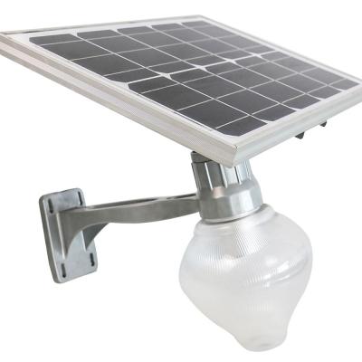 China Polycarbonate Villa Household Patio Lamp Automatic Control Regulator Solar Outdoor Wall Lamp for sale