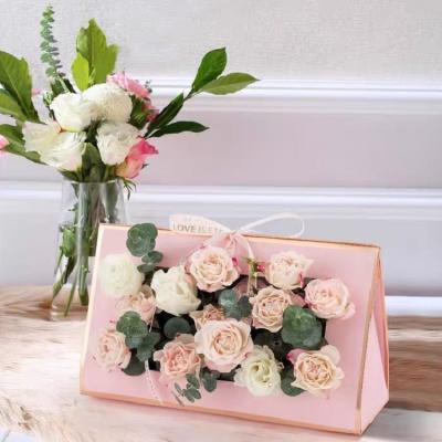 China DONGGUAN Recyclable Factory Design Luxury Flower Box Gift Packaging Box For Wedding for sale