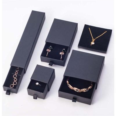 China Recyclable Cheap Price Package Boxes Drawer Slide Jewelry Packaging Box To Accept Custom Logo Retail for sale