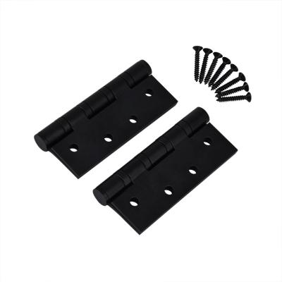 China North American Metal Black Ball Bearing Butt Thumb Entry Factory Price Style 4*3 Wooden Door Hinges for sale