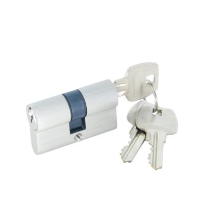 China Entry 50mm Euro High Security Brass Lock Cylinder With Reversible Keys for sale