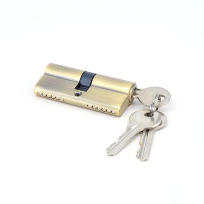 China Wholesale Customized Brass Cylinder 60mm Good Quality With 3 Keys for sale