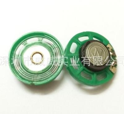 China Manufacturers supply 27mm / 29mm plastic toy horn speaker 8 ohm 0.25 W for sale