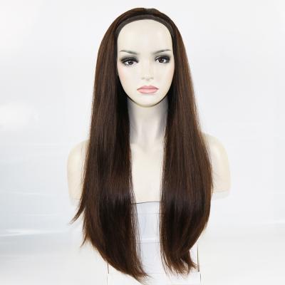 China Sports Wonder News Wigs 100% Virgin Pony Hair Kosher Wave Wigs European Jewish Bandfall Silky Straight Wigs For White Women for sale