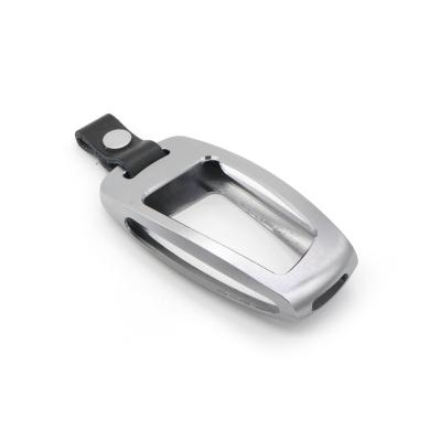 China Aluminum Good Quality Replacement Silver Smart Key Cover Car Key Fob Cover Case for Discovery for sale