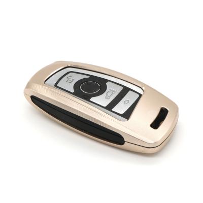 China Aluminum Commonly Used Clear Side Good Quality Copper Hard Car Metal Key Cover for Car Smart Key for sale