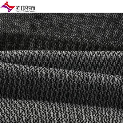 China PA Coating Adhesive Knit Fabric For Garment Apparel Warp Knit Interlining for sale