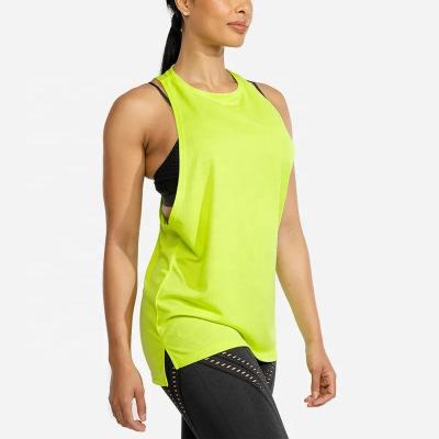 China QUICK DRY Custom Active Wear Gym Wear Sports Fitness Women Tank Tops for sale