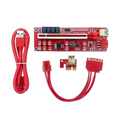 China Hot Sales Usb3.0 Riser Card PCI-e Riser Card GPU 1 To PCI 4 Express Slot 4 Port 16x Adapter External Pcie Port Multiplier Card for sale