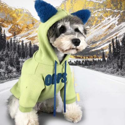 China Sustainable Pet Clothing Dog Clothes Dog Apparel Hoodie Pet Clothing Store Winter Human Pet Clothes for sale