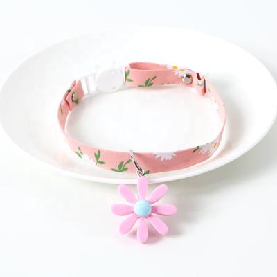 China Best Selling Custom Adjustable Colorful Dog Cat Collars Fashion Goods Pet Training for sale