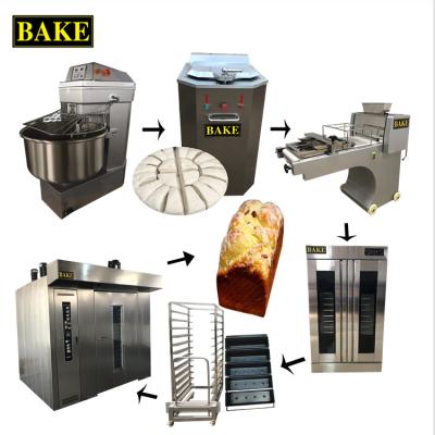 China Top Selling Stainless Steel Factory Bakery Used Toast Bread Machine Mini Production Line China for sale