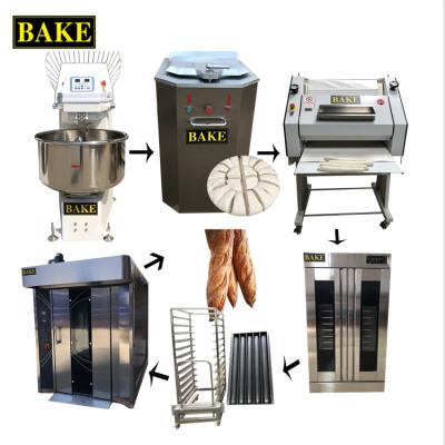 China small bakery production line/luxury baguette machine/baking machine for sale