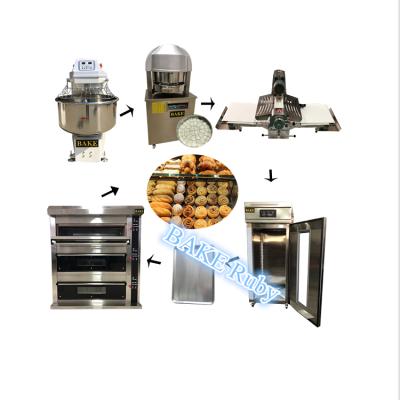 China Automatic bread panaderia 3 deck horno baking machine for sale