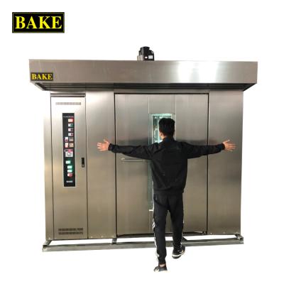 China Luxury Bake Electric Diesel 24 32 Trays Rotary Oven Tray / Rotary Bake Rack Oven Definition Bakery for sale