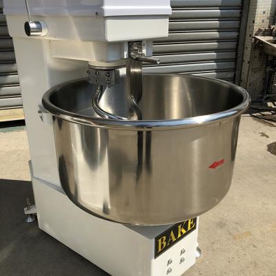 China Restaurant 80L/25kg Commercial Spiral Mixer Flour Dough Mixer Eggs Powder Mixer With 2 Speeds for sale