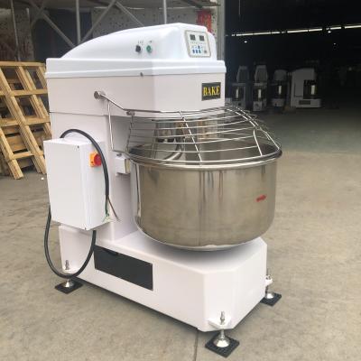 China Commercial Bakery Dough Mixer Spiral Dough Mixer 100kg Wheat Flour for sale