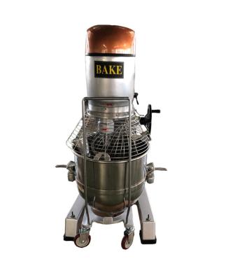 China Bakery Bakery Equipment 30L Planetary Mixer, Industrial Cake Mixer 60L Dough Mixer With Three Agitators for sale