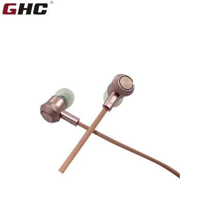 China coca-cola audited factory hot sale metal wired in-ear earphone for sale