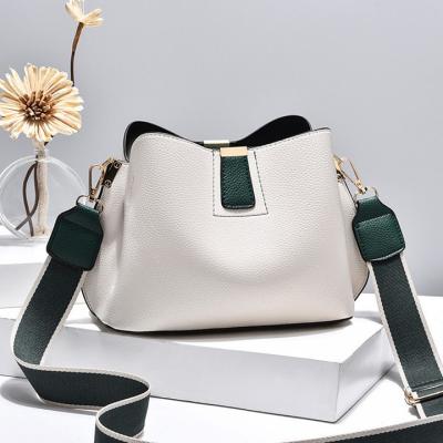 China High Quallity Bucket Leather Crossbody Bags For Women High Quality Bolsas Para Mujer Large Capacity Women's Messenger Bags Female for sale