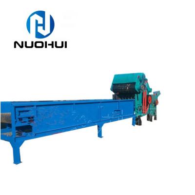 China Factory Wood Crusher Crushing Chipper Wood Shredder Machine Wood Crusher Chipper With Conveyor Belt for sale