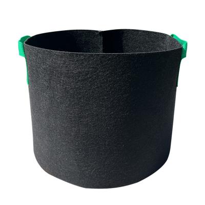 China Factory direct sale NONWOVEN 1 gallon grow bags nonwoven seeding plant bags aeration fabric pots with handles for sale