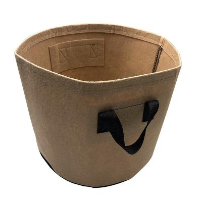 China Nonwoven fabric grow bags 2/3/5/7/10/15 planter for growing bag tree seeding pot fruit fabric plant pots flower pot 1 gallon for growing bags for planting vegetables for sale