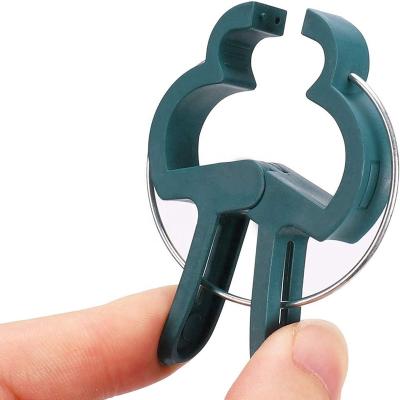 China China professional stainess plastic and spring steel customized plastic spring clips metal plant support pipe support price tomato garden clip for sale