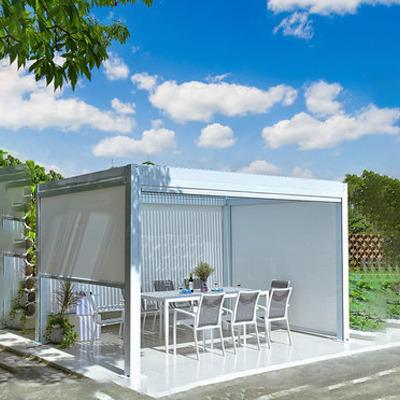 China ECO-FRIENDLY Modern Outdoor Waterproof Motorized Aluminum Canopy Roof Pergola for sale