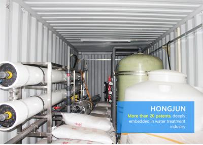 China Portable Mobile Water Purification Plant , Mobile Water Treatment Equipment 20FT Container for sale