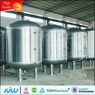 China 304 316 Stainless Steel Softening Filter Tank 2.2m Diameter for sale