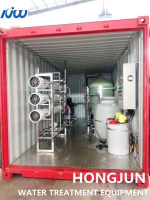 China 40 Feet Container 8000L/H Mobile Water Purification Plant for sale