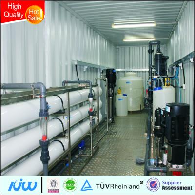 China Container Type 40ft Mobile Water Purification Plant for sale