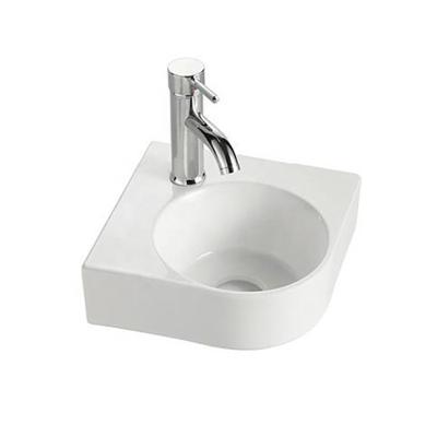 China Factory Price Modern Cheap Bathroom Corner Wall Mounted Basin for sale