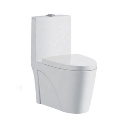 China WC One Piece Lavatory Double-Flow Siphonic Strap Sanitary Ware Bathroom Extended Bowl for sale