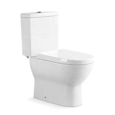 China Double-flush bathroom down wash two piece toilet for bathroom for sale