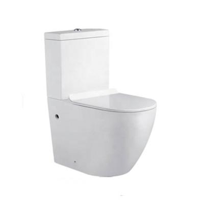 China Double-Flow Factory Selling P High-End Sanitary P Trap Ware Water Mark Two Piece Toilet for sale