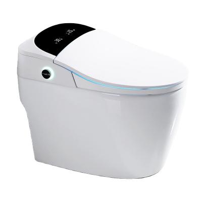 China Automatic Operation 220V /110V Bathroom Space Saving Design Luxury Electronic Smart Toilet Intelligent Toilet for sale